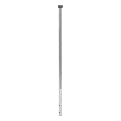 Poste de ESQUINA para Cerca Electrificada. Tubo Galvanizado cal. 18 de 1" Diam. y 0.8m Alto con Tapón, ideal para 3 Aisladores