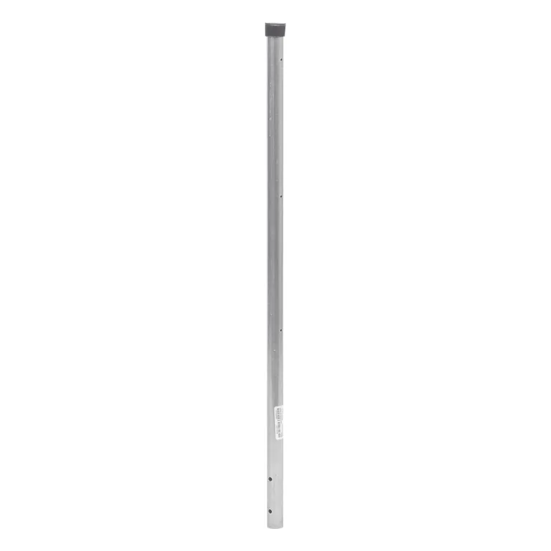 Poste de ESQUINA para Cerca Electrificada. Tubo Galvanizado cal. 18 de 1" Diam. y 0.8m Alto con Tapón, ideal para 3 Aisladores