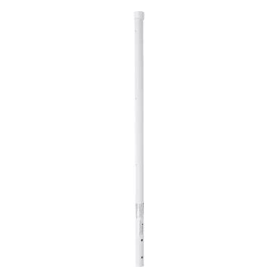 Poste de Esquina de 0.8m para Cerca Electrificada. Tubo Galvanizado cal. 18 de 1"Diam. con Tapón, ideal para 3 Aisladores.