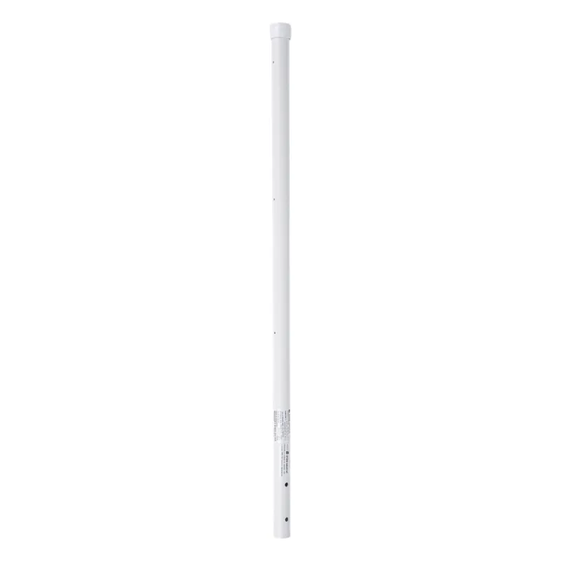 Poste de Esquina de 0.8m para Cerca Electrificada. Tubo Galvanizado cal. 18 de 1"Diam. con Tapón, ideal para 3 Aisladores.