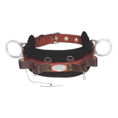 Cinturón de Liniero de Lujo, Fabricado en Poliéster, con 2 Anillos tipo D, Talla 48.