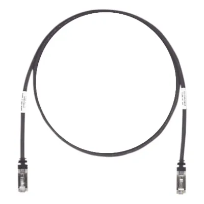 Patch Cord Cat6A, Blindado S/FTP, CM/LS0H, 3.05 Metros (10 Pies), Color Negro