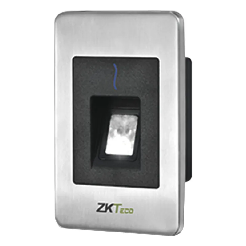 Lector Esclavo de Huella y Proximidad / RS-485 / IP65 / Acero Inoxidable / Exterior / ZKFinger VX10.0