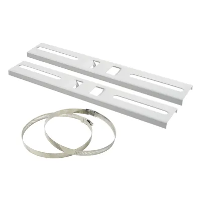 Montaje de Metal para Poste Universal para Gabinetes de Ancho Hasta 30 cm.