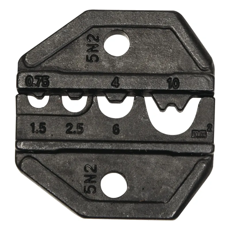 Matriz Ponchadora para Terminales sin Aislamiento, 8-18 AWG. Compatible con Pinza Ponchadora VDV200-010.