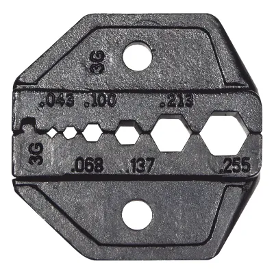 Matriz Ponchadora para RG58, RG59, RG62 y RG174. Compatible con Pinza Ponchadora VDV200-010