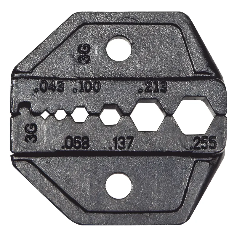 Matriz Ponchadora para RG58, RG59, RG62 y RG174. Compatible con Pinza Ponchadora VDV200-010