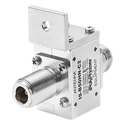 Protector Coaxial RF / 125-1000 MHz / 50 Ω / Conectores N Hembra / Ceja Frontal / 500W