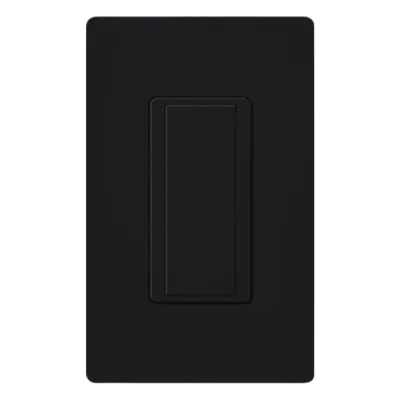 Interruptor remoto de pared para encendido y apagado multilocación (3 y 4 vías), 120 V, complemento de interruptores RadioRA 2 y RA2 Select, color negro