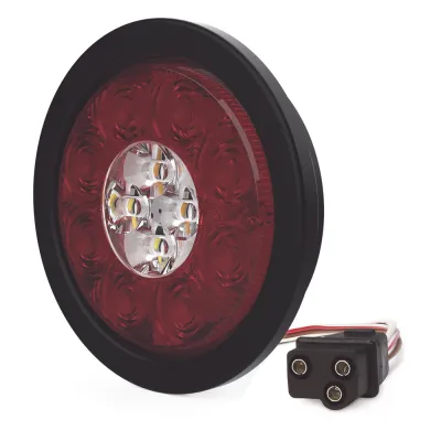 Plaflon Circular Trasero de 16 LED, Rojo/Blanco/Ambar, 5.4 Pulgadas
