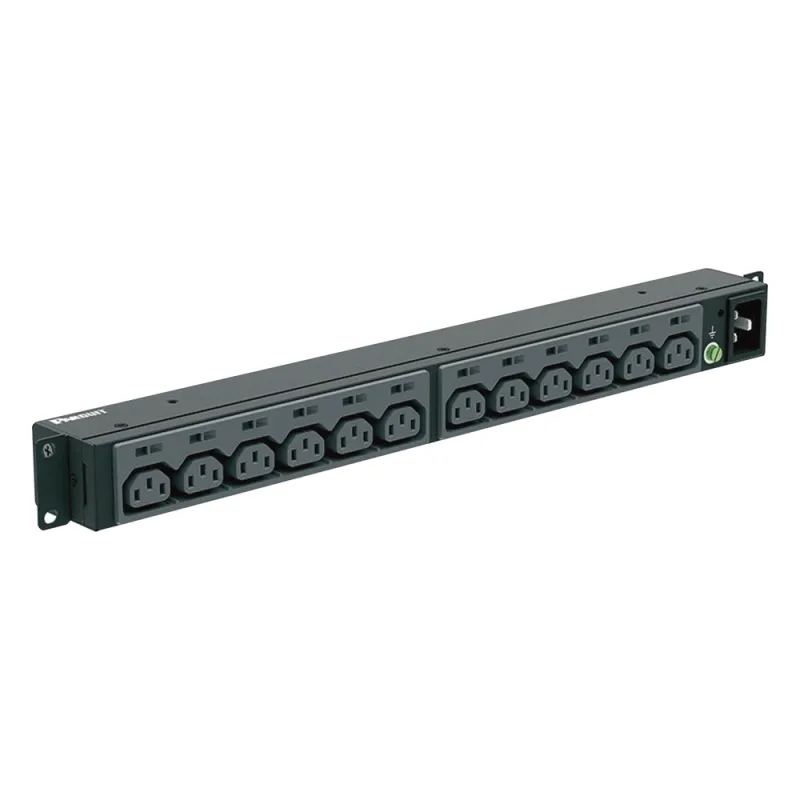 PDU Básico para Distribución de Energía, Enchufe de Entrada NEMA L6-20P, Con 13 Contactos C13, Instalación Horizontal de 19in, 1UR, 20 Amp, 220 Vca