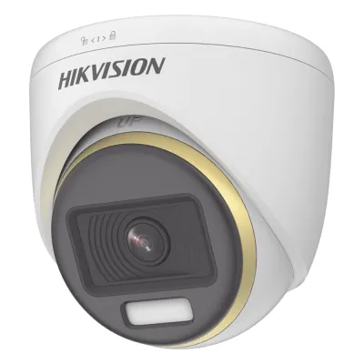 [ColorVu] Turret TURBOHD 4K (8 Megapixel) / Lente 2.8 mm / Imagen a Color 24/7 / Luz Blanca 40 mts / Exterior IP67 / WDR 130 dB