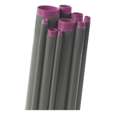 Tubo Conduit rígido de aluminio de 1 1/4” (31.8 mm) con recubrimiento de PVC de 3.05 m con cople.