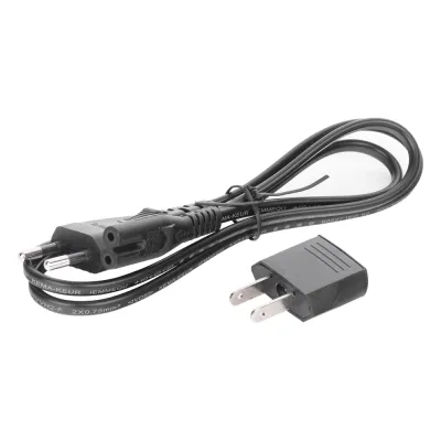 Cable de Corriente Bifásico Conector Tipo 8 (1 Metro (3.28 Pies))