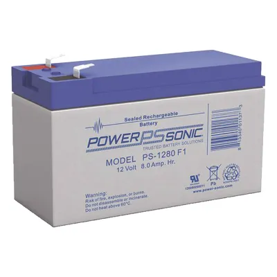 Batería 12V, 8AH, Para Respaldo, Tecnologías AGM/VRLA, 5 Años Vida Útil, Terminales F1, Reconocida UL