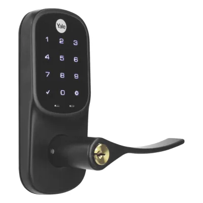 Cerradura YRL226 con Teclado Táctil y Manija /Smarphone Control Opcional/ bronce Antiguo/ Para puertas de 35 mm a 45 mm de espesor.