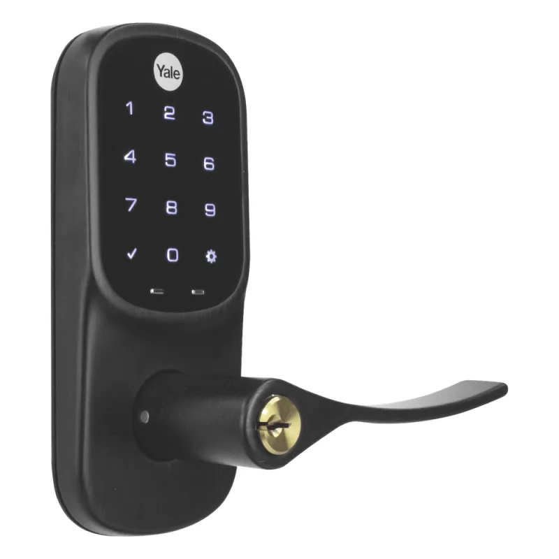 Cerradura YRL226 con Teclado Táctil y Manija /Smarphone Control Opcional/ bronce Antiguo/ Para puertas de 35 mm a 45 mm de espesor.