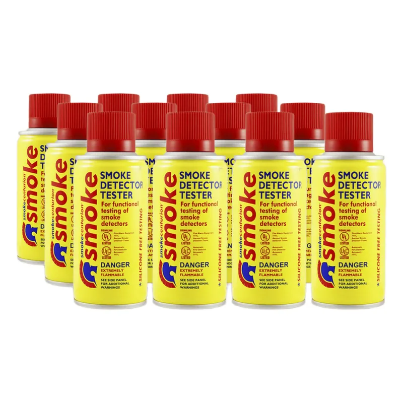Caja de 72 latas de humo sintético en aerosol para probar detectores de humo en uso manual o en dispensadores SOLO-330/SOLO-332