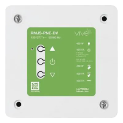 Módulo de atenuación PowPak Phase Select para sistema Vive, fase directa o inversa, 120/277 V, hasta 450 W, recibe controles Pico y sensores Radio Powr Savr