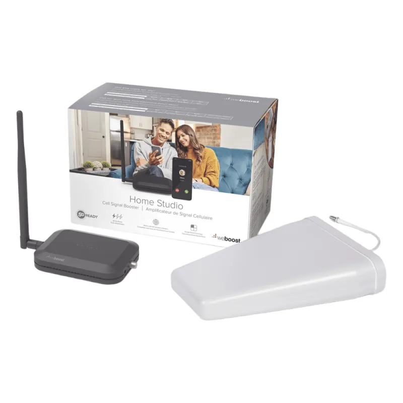 KIT de Amplificador de Señal Celular Home Studio/ Datos 2G, 3G, 4G / Llamadas / Mejora la señal para cubrir hasta 60 m² como una habitación, casa pequeña o departamento.