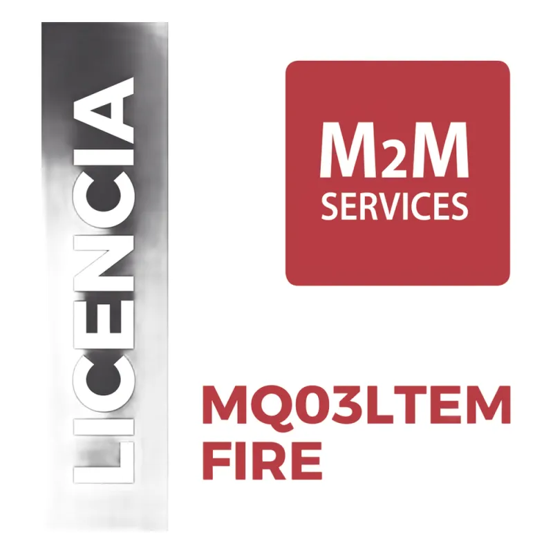 Servicio de datos 4GLTE/5G por un Año para MQ03LTEMFIRE con eventos ilimitados.