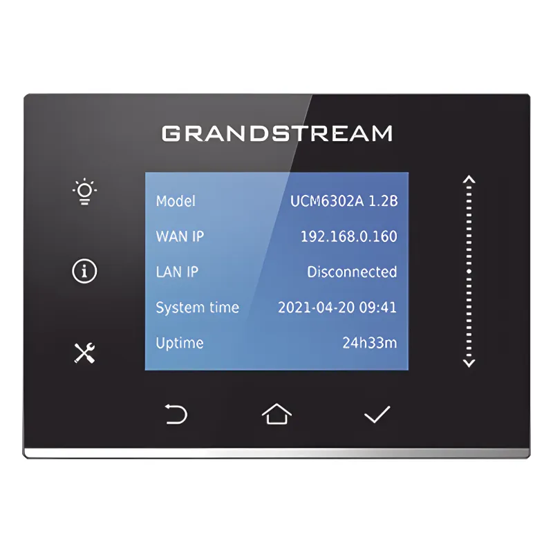 IP-PBX UCM6302A / 500 Usuarios / 75 Llamadas Simultáneas / 2 FXO + 2 FXS / 3 Puertos Gigabit PoE+ / Solución Híbrida On-Premise y Cloud