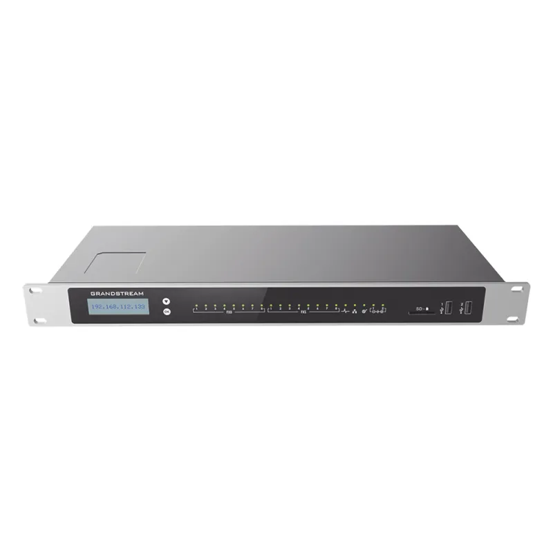Conmutador IP-PBX para hasta 1500 usuarios y 200 llamadas simultaneas, 8FXO, 8FXS, solución para PyMEs
