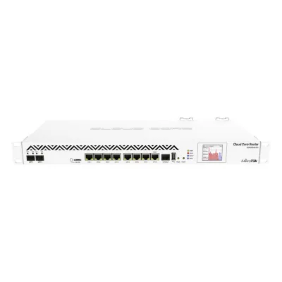 CoreCloud Router Mikrotik, CPU 36 Núcleos, 8 puertos Gigabit, 2 puertos SFP+