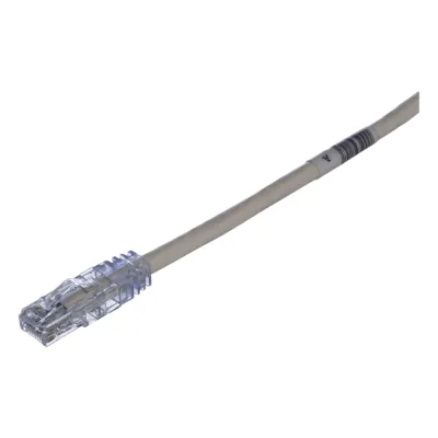 Cable de Parcheo TX6, UTP Cat6, 24 AWG, CM, Color Blanco, 0.3 Metros (1 Pie)