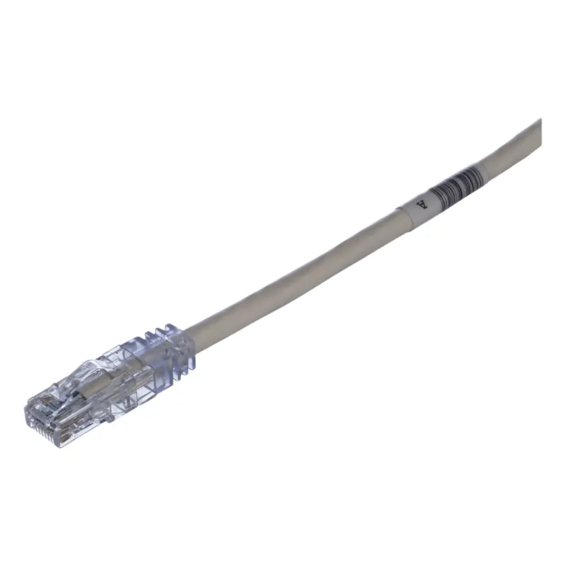 Cable de Parcheo TX6, UTP Cat6, 24 AWG, CM, Color Blanco, 0.3 Metros (1 Pie)