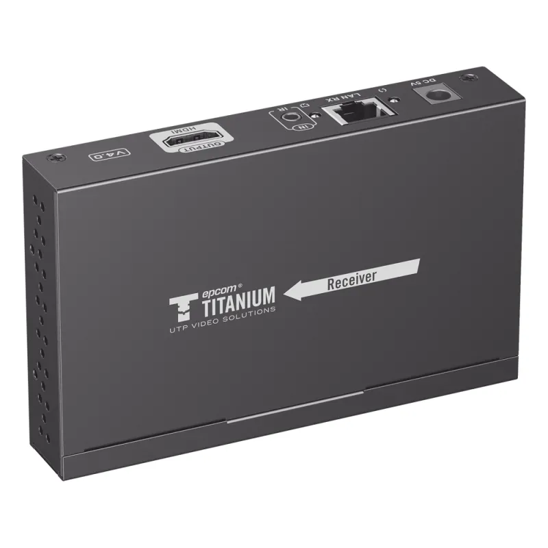 Receptor Compatible para Kit Matricial TT-383-MATRIX-4.0 | Resolución 1080P@60Hz | Cat 6 | Control IR | Compatible con Switch IGMP (Solo para transmisor versión 4.0).