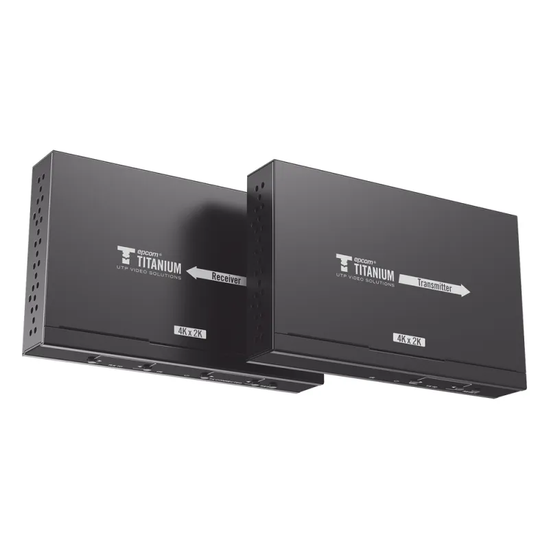 Kit Extensor MATRICIAL HDMI para distancias de 120 metros | Resolución 4K @ 30Hz | Cat6 | Soporta 100 TX de entrada e Ilimitados RX en la salida | Control por PC, Control Remoto y Botón | Compatible con Switch IGMP.