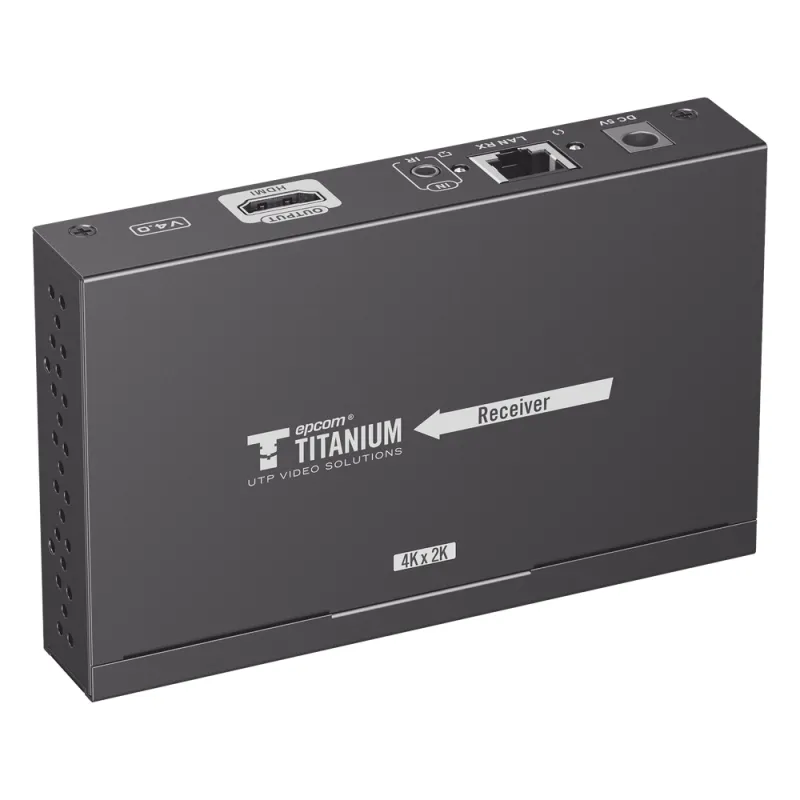 Receptor Compatible para Kit Matricial TT-683-MATRIX-4.0 | Resolución 4K@30Hz | Cat6 | Control IR | Compatible con Switch IGMP (Solo para transmisor versión 4.0).