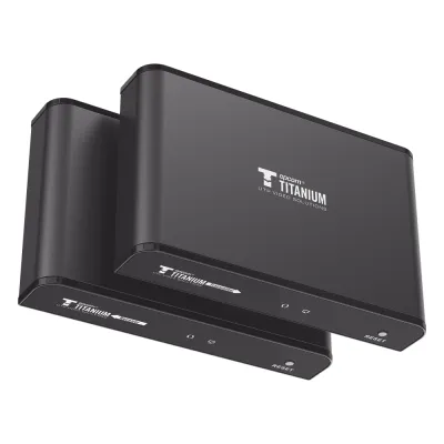 Kit Extensor HDMI para distancias de 120 metros / Resolución 1080P a 60Hz / Cat 6 / Soporta conexión Uno a Uno y Uno a Muchos / Soporta hasta 253 Rx / Salida Loop / Baja Latencia / Uso 24/7 / Soporta HDbitT / Compatible con Switch Gigabit