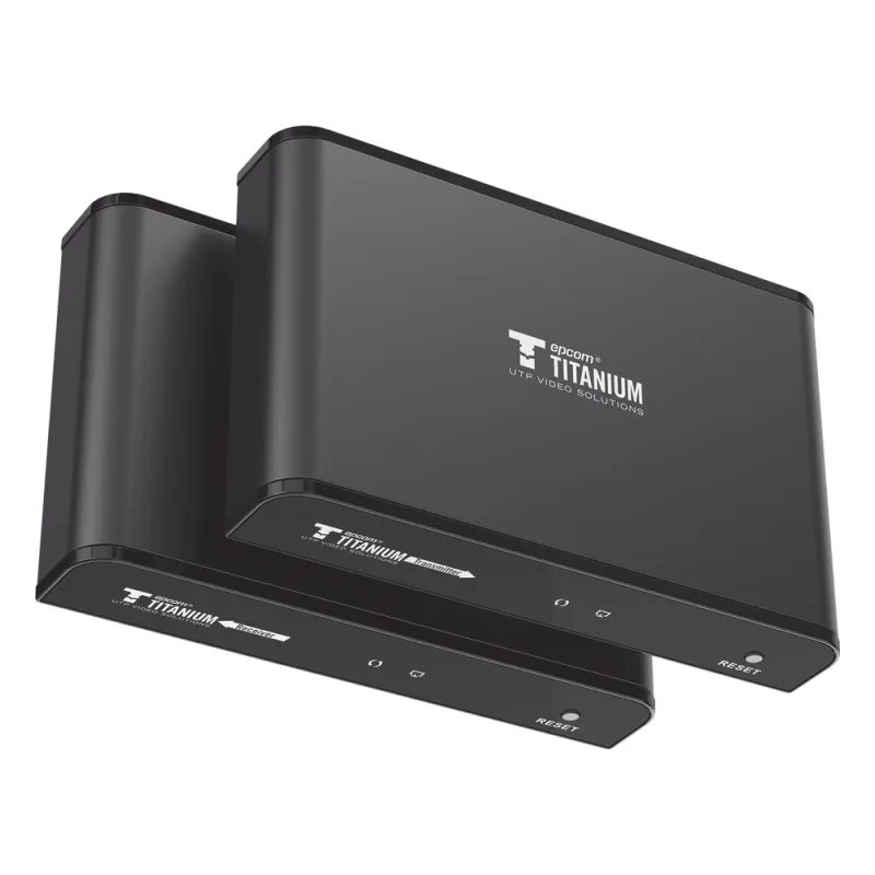 Kit Extensor HDMI para distancias de 120 metros / Resolución 1080P a 60Hz / Cat 6 / Soporta conexión Uno a Uno y Uno a Muchos / Soporta hasta 253 Rx / Salida Loop / Baja Latencia / Uso 24/7 / Soporta HDbitT / Compatible con Switch Gigabit