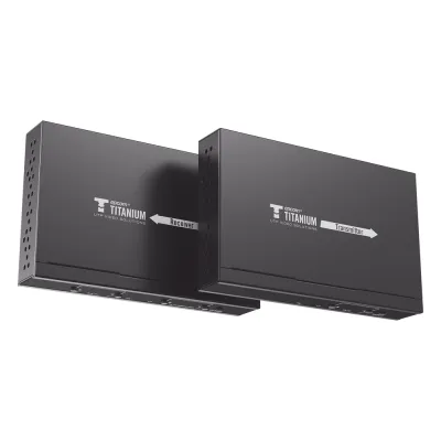 Kit Extensor MATRICIAL HDMI para distancias de 120 metros | Resolución 1080P @ 60Hz | Cat6 | Soporta 100 TX de entrada e Ilimitados RX en la salida | Control por PC, Control Remoto y Botón | Compatible con Switch IGMP.