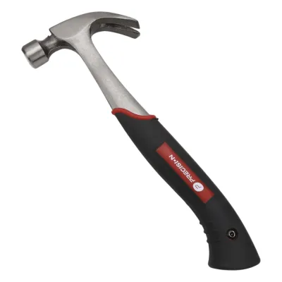 Martillo Uso Rudo de Acero Forjado de 16 oz. con Uña Curva. Con Sujetador Magnético de Clavos.