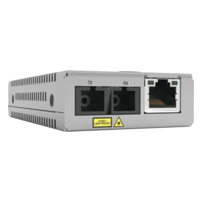 Convertidor de medios Gigabit, conector SC Distancia (20KM) Monomodo Versión TAA