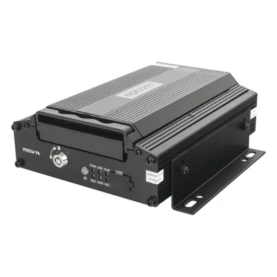DVR Móvil / Multiplataforma / 4 Canales AHD 2 Megapixel / Almacenamiento en HDD / H.265 / Chip IA Embebido / Soporta 4G / WiFi / GPS