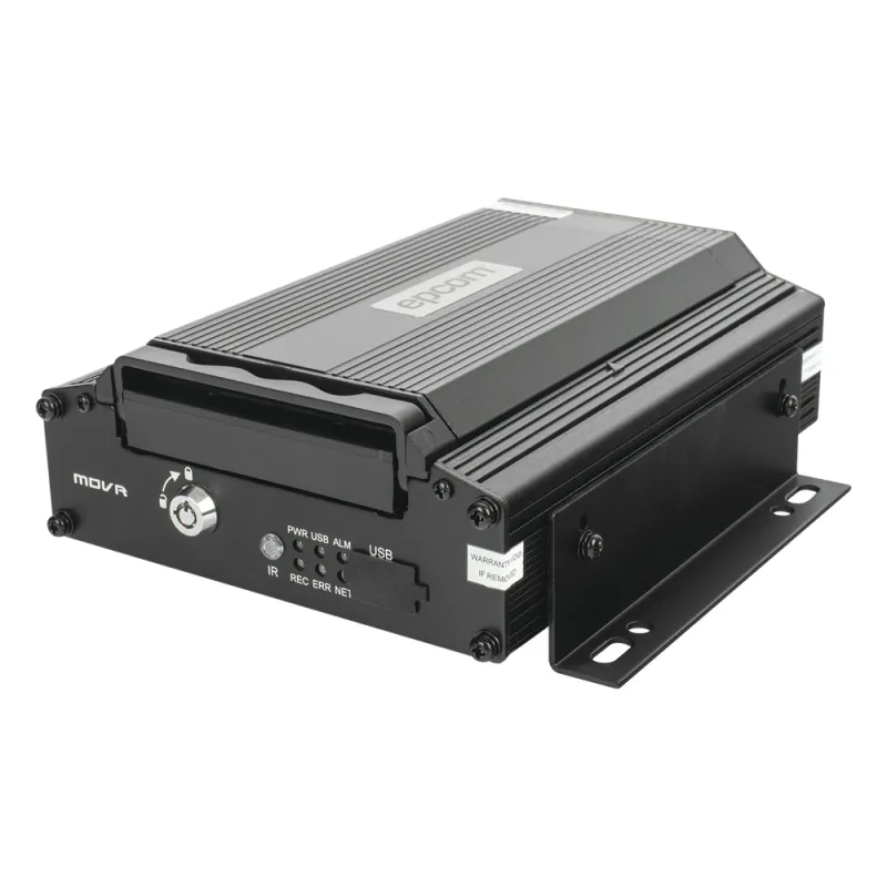DVR Móvil / Multiplataforma / 4 Canales AHD 2 Megapixel / Almacenamiento en HDD / H.265 / Chip IA Embebido / Soporta 4G / WiFi / GPS