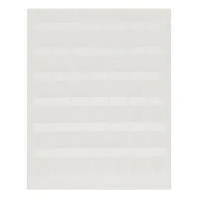 Paquete de Hojas con 2500 Etiquetas de Identificación Auto-Laminadas para Impresora Láser/Inyección de Tinta, para Cables de 3 a 7.1 mm de Diámetro (12 - 10 AWG), Color Blanco