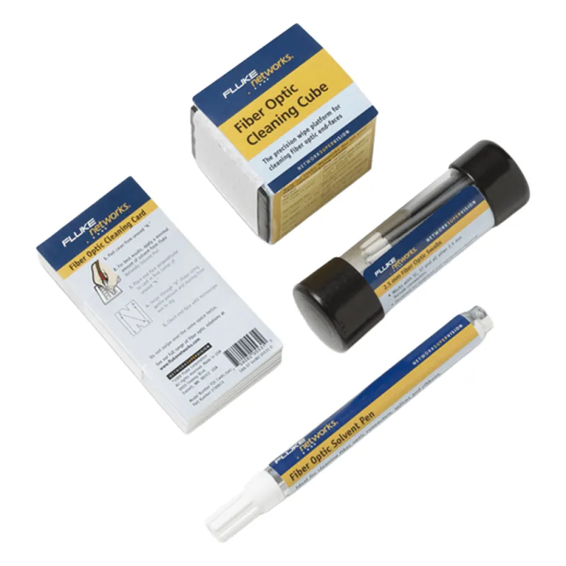 Kit de Consumibles de Limpieza de Fibra Óptica, Para 260 Procesos de Limpieza