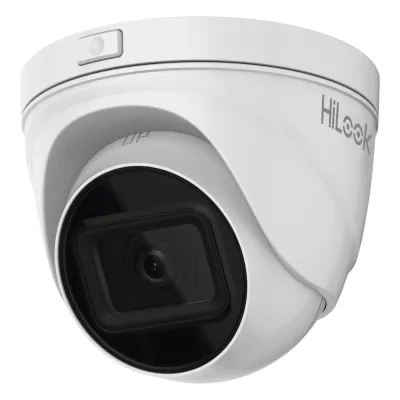 Turret IP 4 Megapixel / Lente Motorizado 2.8 - 12 mm / 30 mts IR EXIR / PoE / Exterior IP67 / WDR 120dB / Micro SD / H.265+ / Onvif