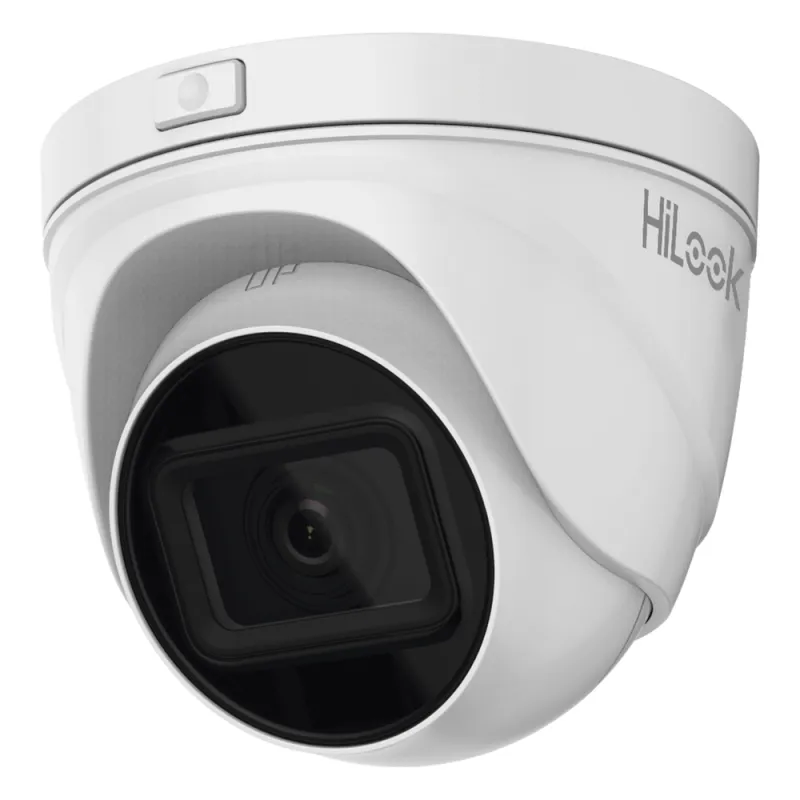 Turret IP 4 Megapixel / Lente Motorizado 2.8 - 12 mm / 30 mts IR EXIR / PoE / Exterior IP67 / WDR 120dB / Micro SD / H.265+ / Onvif