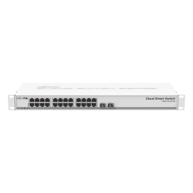Cloud Smart Switch, 24 puertos Gigabit, 2 puertos SFP+ SwitchOS