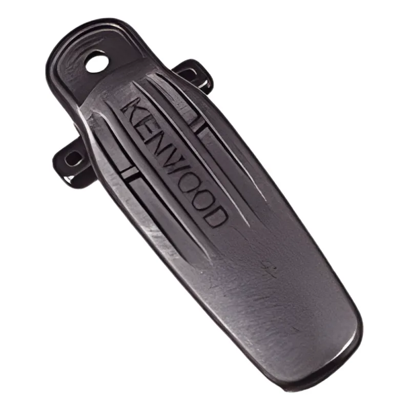 Clip de plástico con fijación de tornillos. Para Radios TK-2100/ 3100, TK-2102/ 3102/ 2102G/ 3102G, TK-260G/ 270G 360G/ 370G/ 272G/ 372G, TK-280/ 380, TK-480/ 481 TK-2180/ 3180, TK-2202/ 3202L.