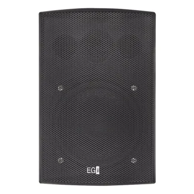 Bocina HiFi | PoE Ethernet IP | Altavoz de 2 vías | Potencia 12W | Protección IP66 | Color Negro