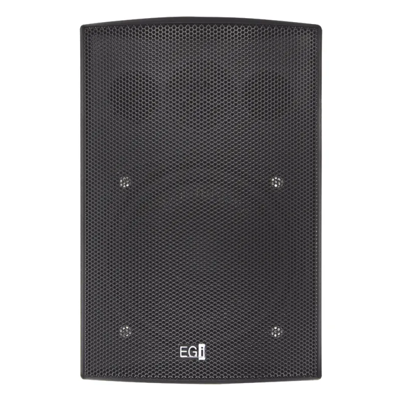 Bocina HiFi | PoE Ethernet IP | Altavoz de 2 vías | Potencia 12W | Protección IP66 | Color Negro
