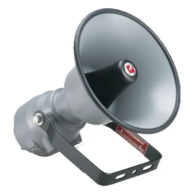 Altavoz de anunciamiento publico a prueba de explosiones AudioMaster®, 30W de Potencia, Listado UL y cUL para Clase I, División 1, Grupos B, C y D; Clase I, División 2, Grupo A, B, C y D; Clase II, División 2, Grupos F y G; Clase