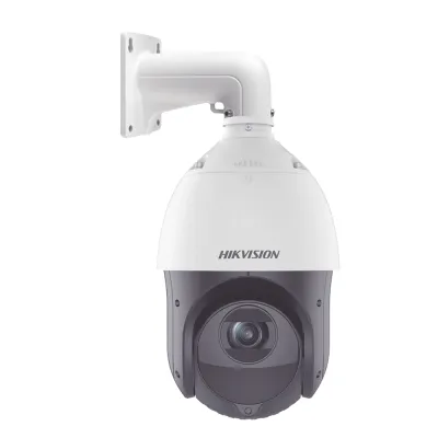 Domo PTZ IP 4 Megapixel / 25X Zoom / 100 mts IR / Exterior IP66 / DARKFIGHTER / ACUSENSE (Evita Falsas Alarmas) / Detección Facial / WDR 120 dB / Entrada y Salida de Audio y Alarmas / HLC / EIS / PoE+ / Micro SD